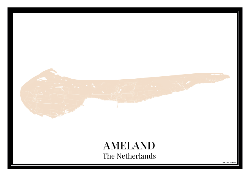 Ameland - Poster Warm Sand