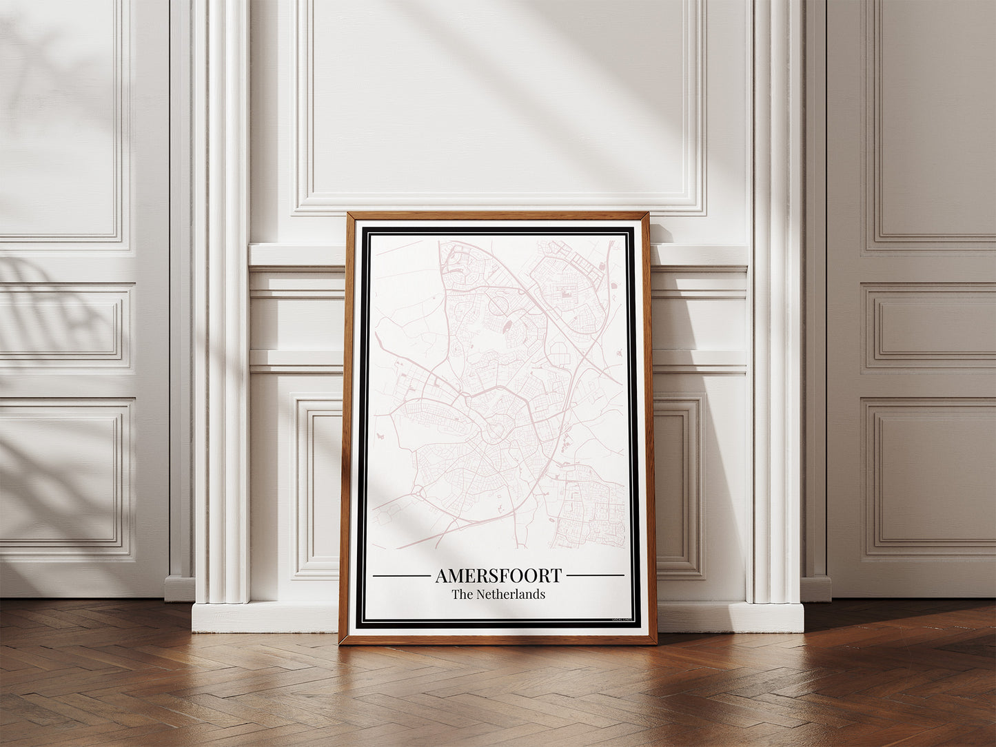 Amersfoort poster van kaart voor interieur