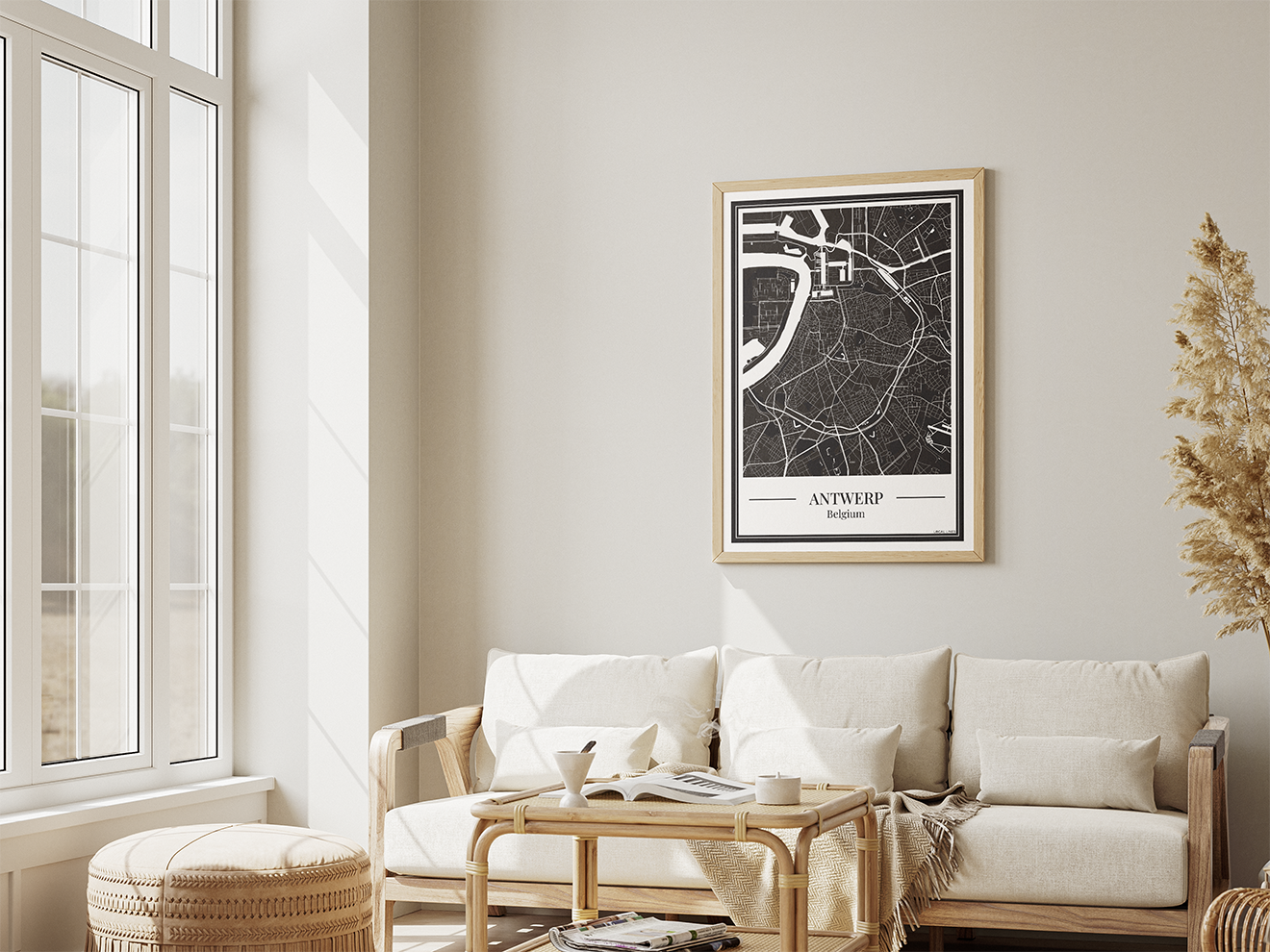 Antwerp - Poster Warm Peach