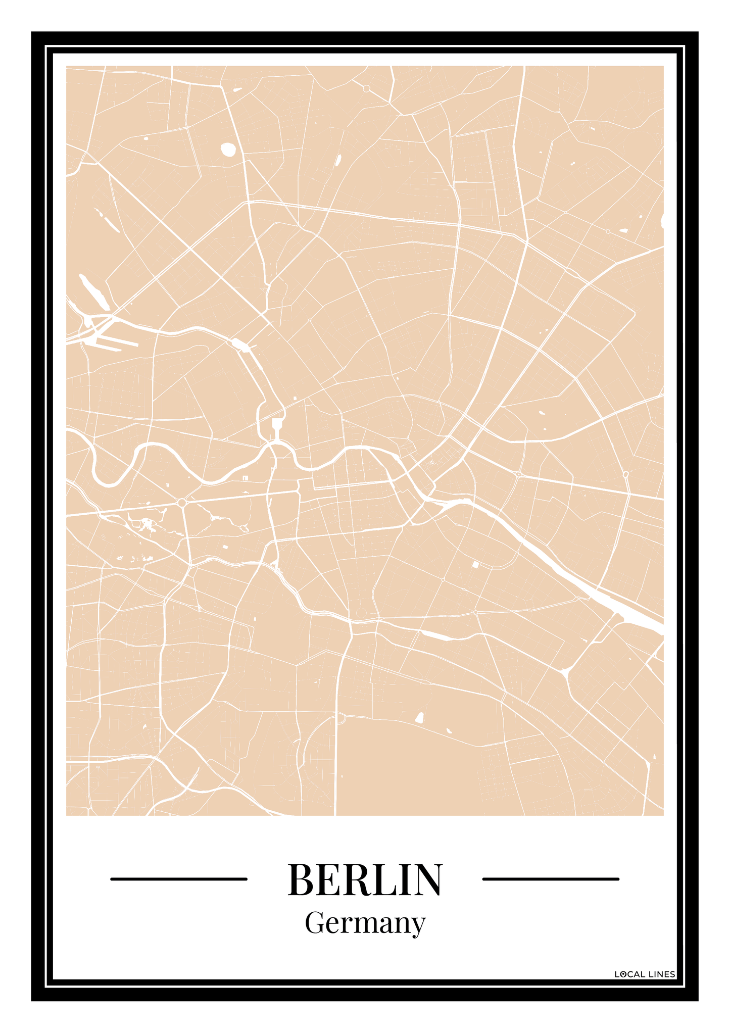 Berlin - Poster Warm Sand