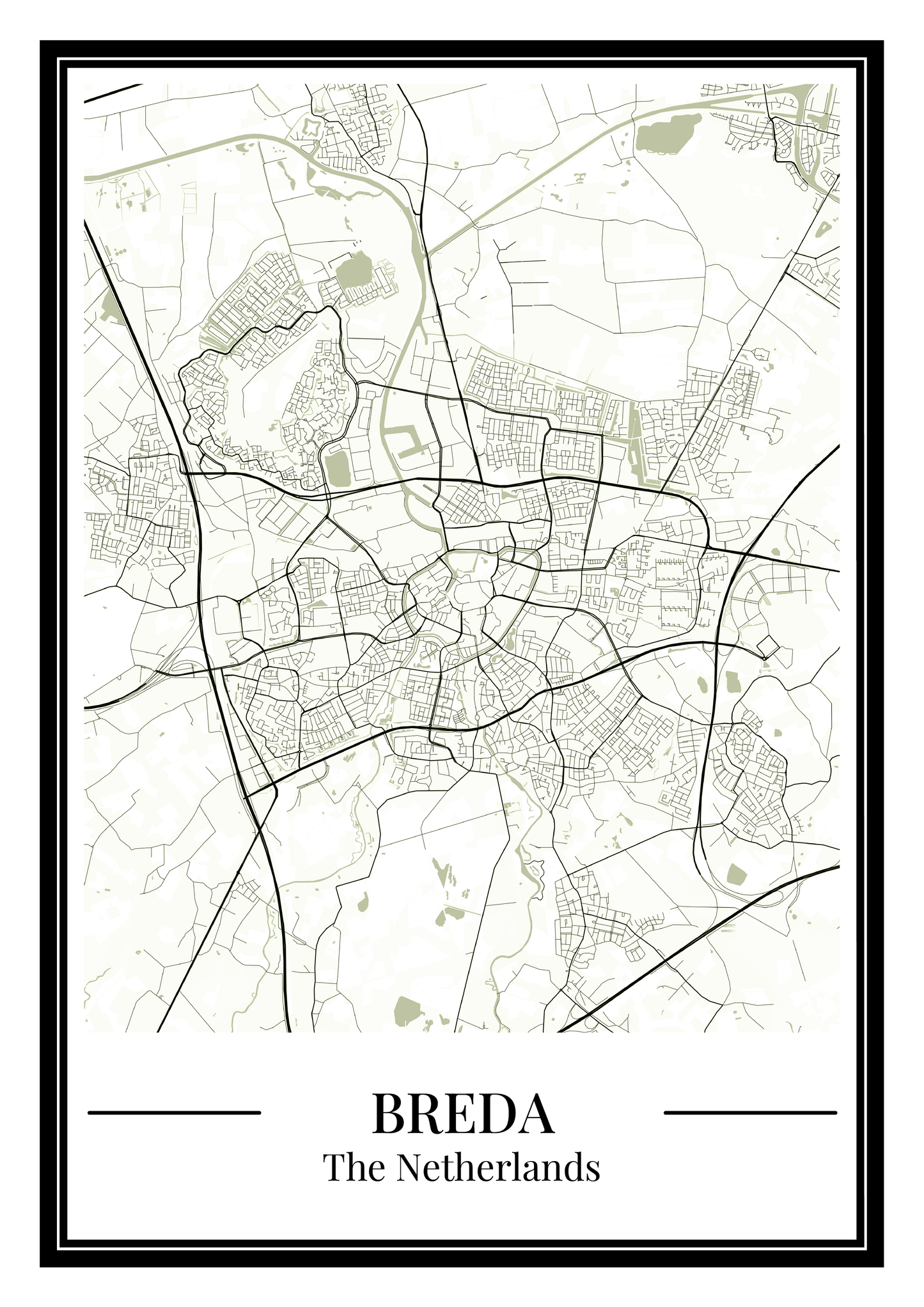 Breda - Poster Sage Green