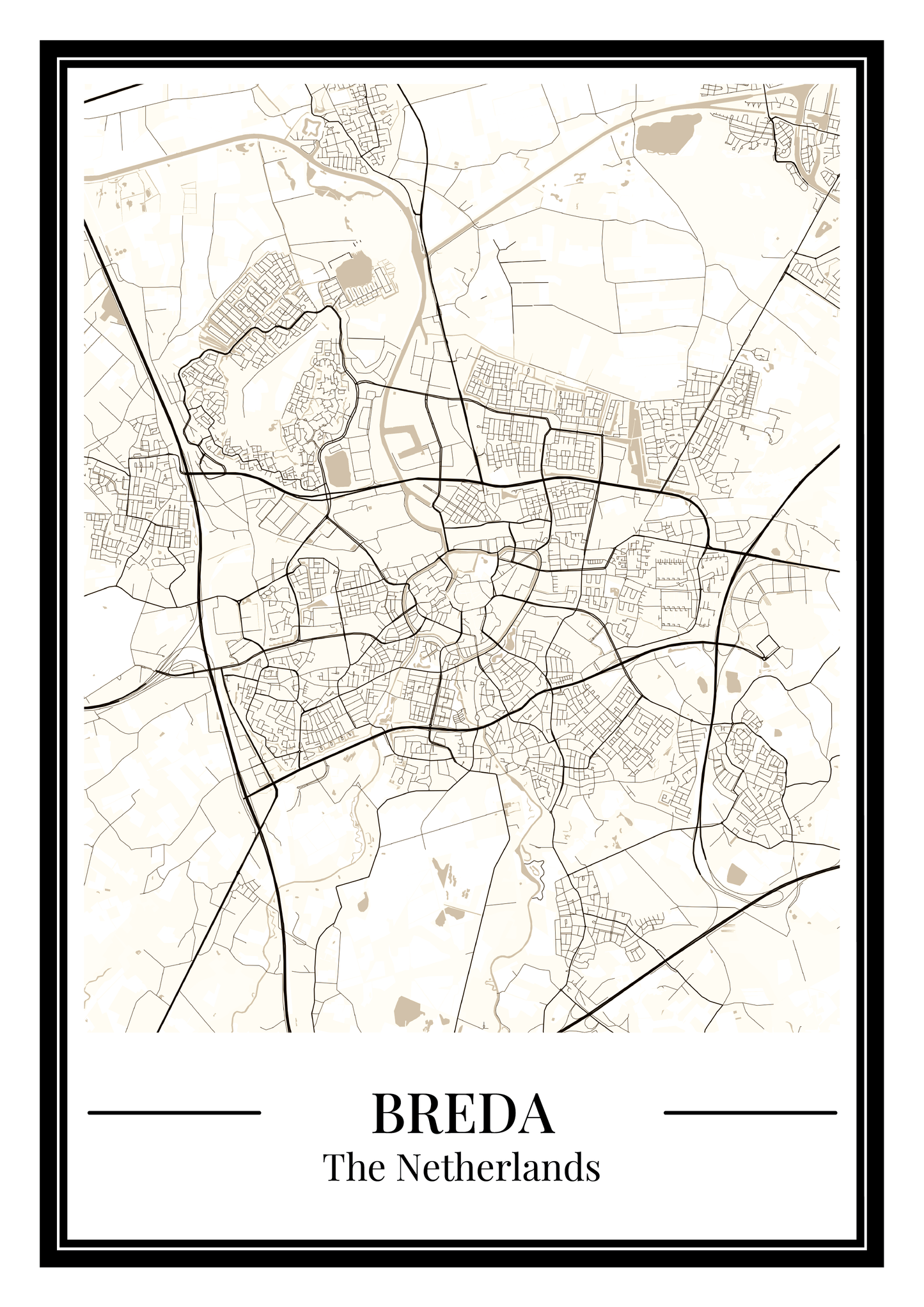 Breda - Poster Warm Sand