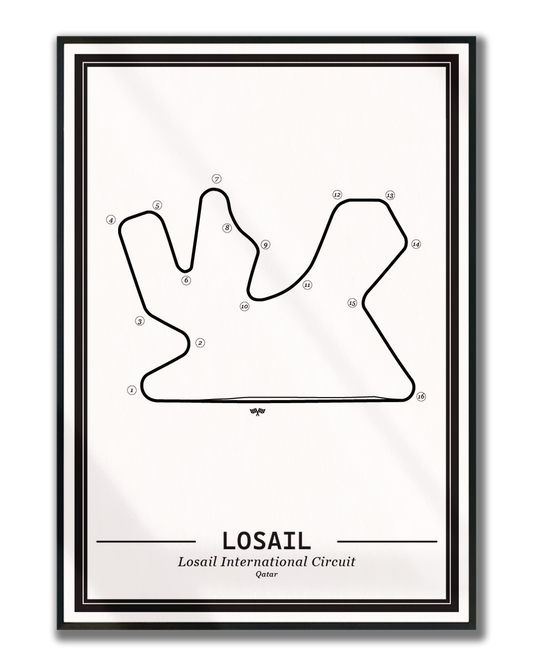 Poster Losail Formule 1 Circuit | Wit