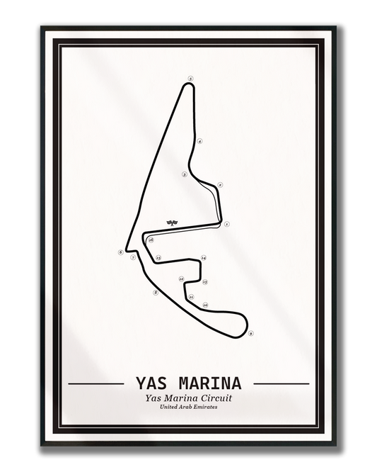 Poster Yas Marina Formule 1 Circuit | Wit