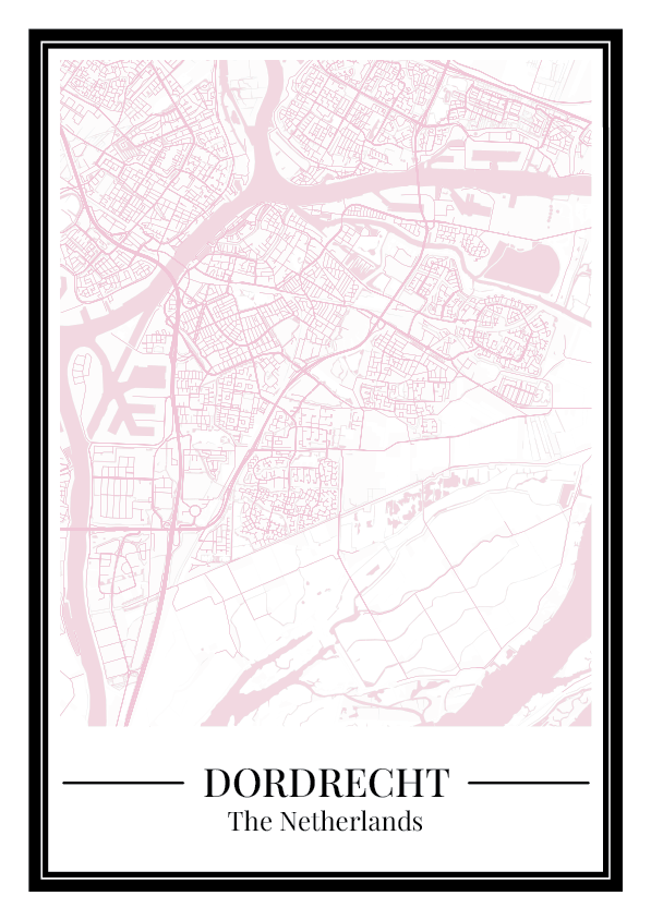 Dordrecht - Poster Blush Pink