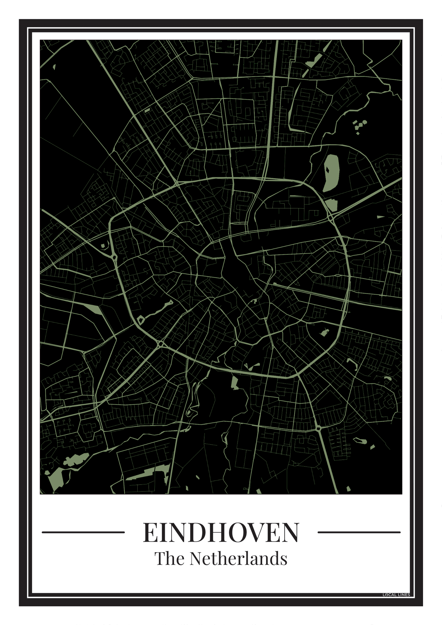 Eindhoven - Poster Cool Mint