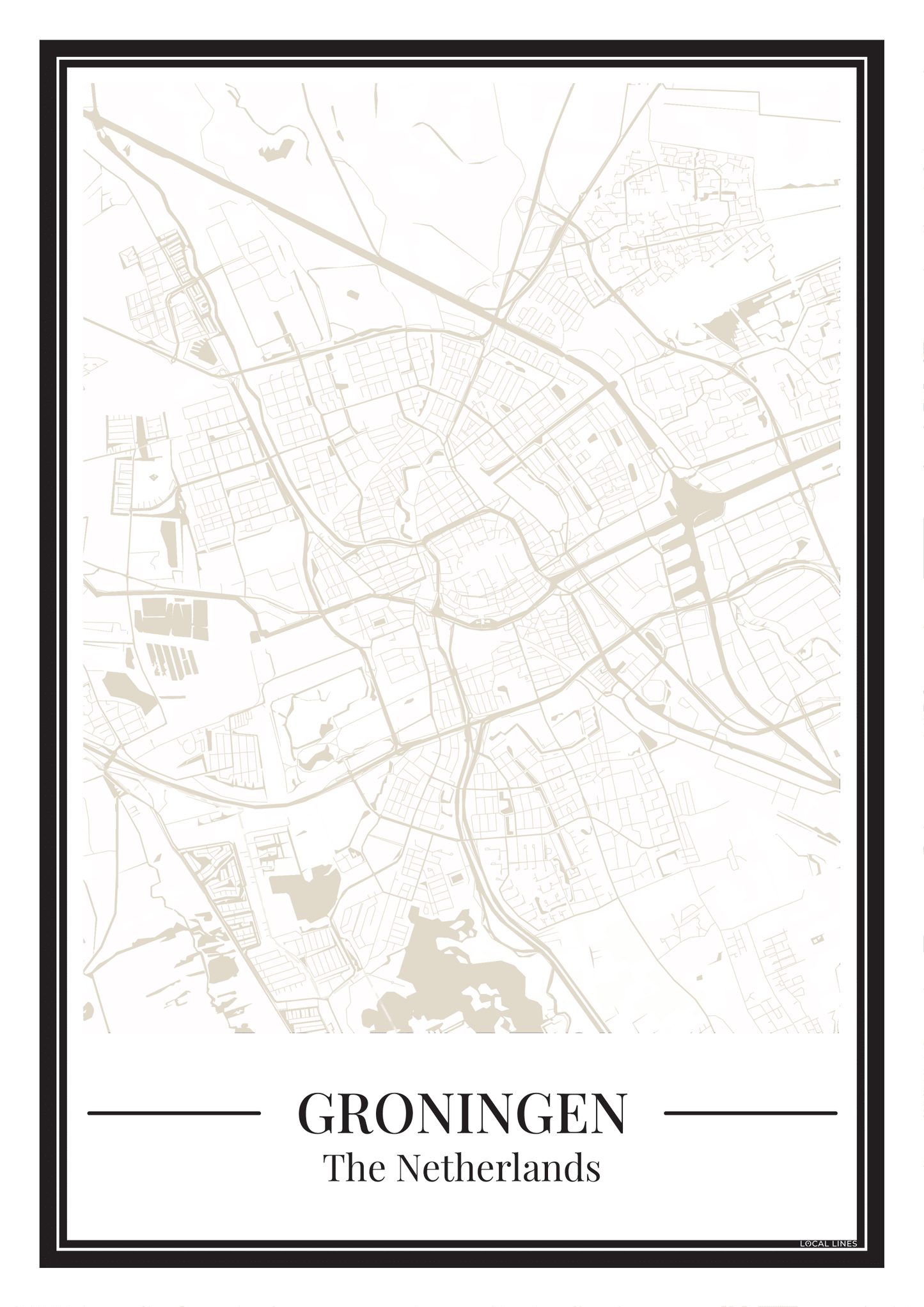 Groningen - Poster Warm Sand