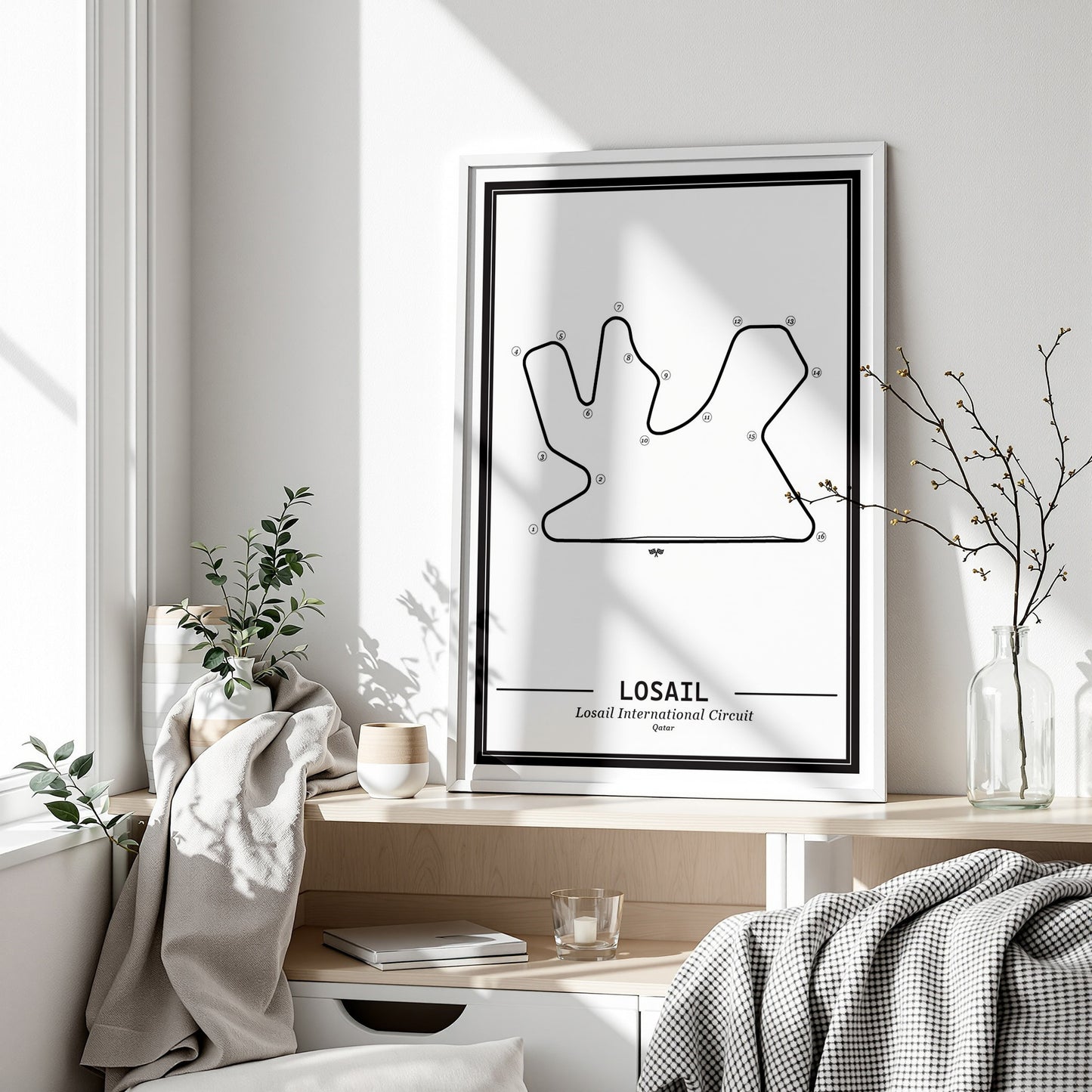 Poster Losail Formule 1 Circuit | Wit