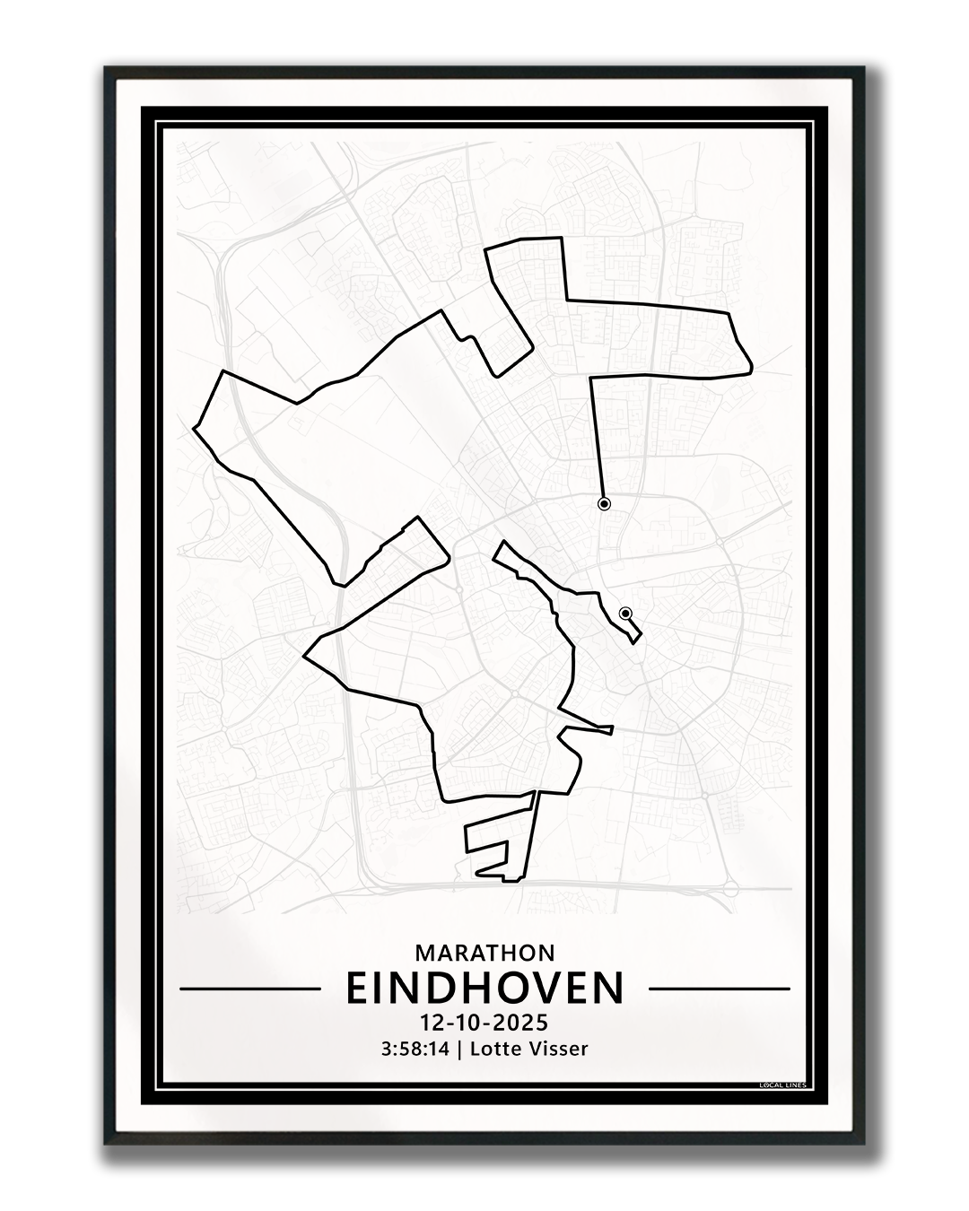 Marathon Eindhoven hardloopposter
