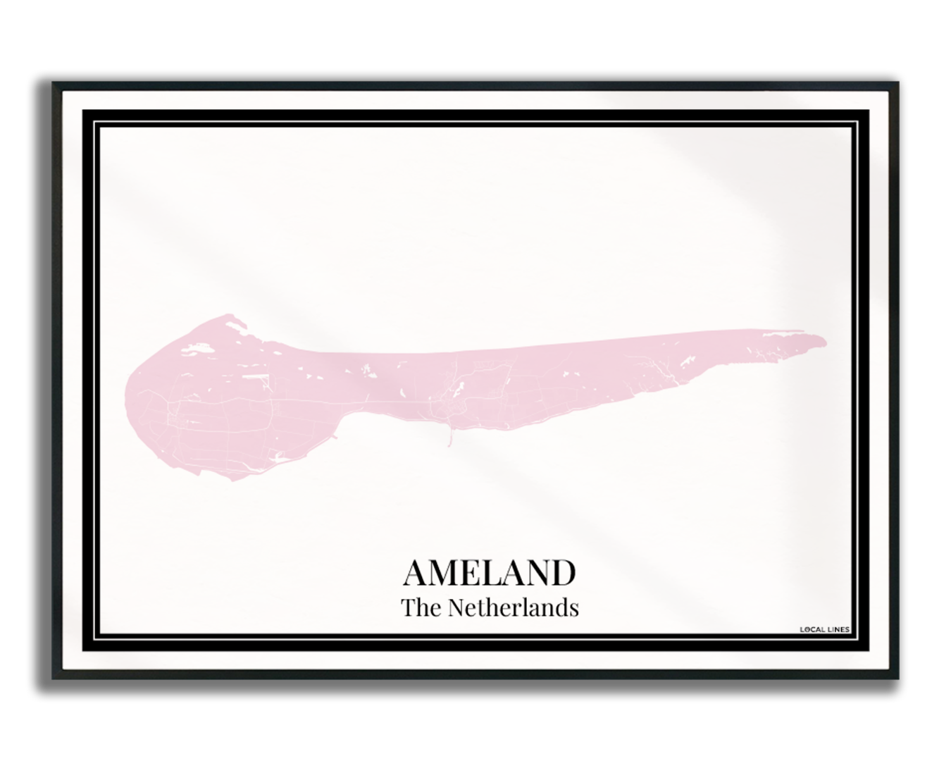 Ameland - Poster Blush Pink