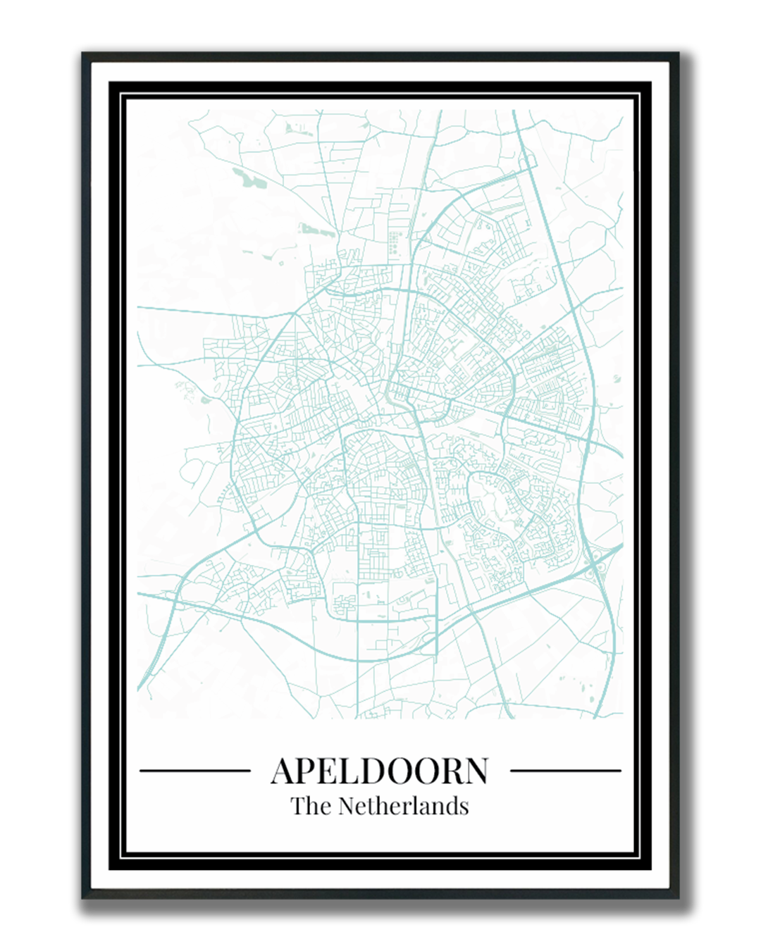 Apeldoorn - Poster Aqua Blue