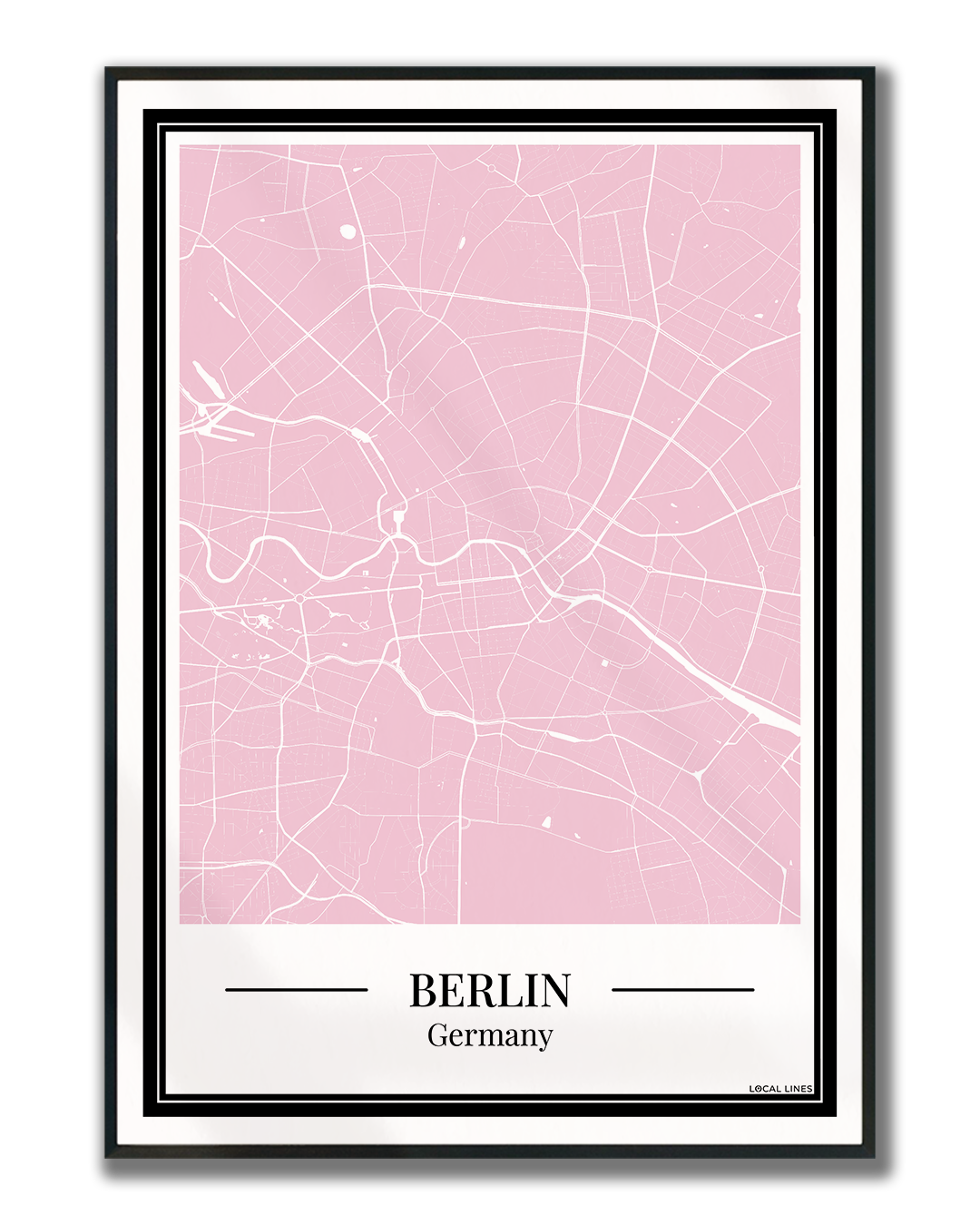 Berlin - Poster Blush Pink