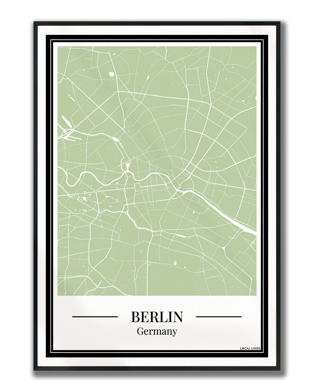 Berlin - Poster Sage Green