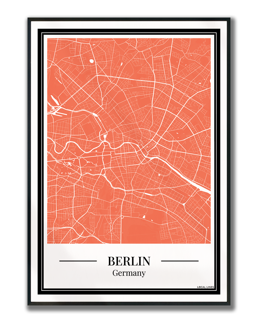 Berlin - Poster Warm Peach
