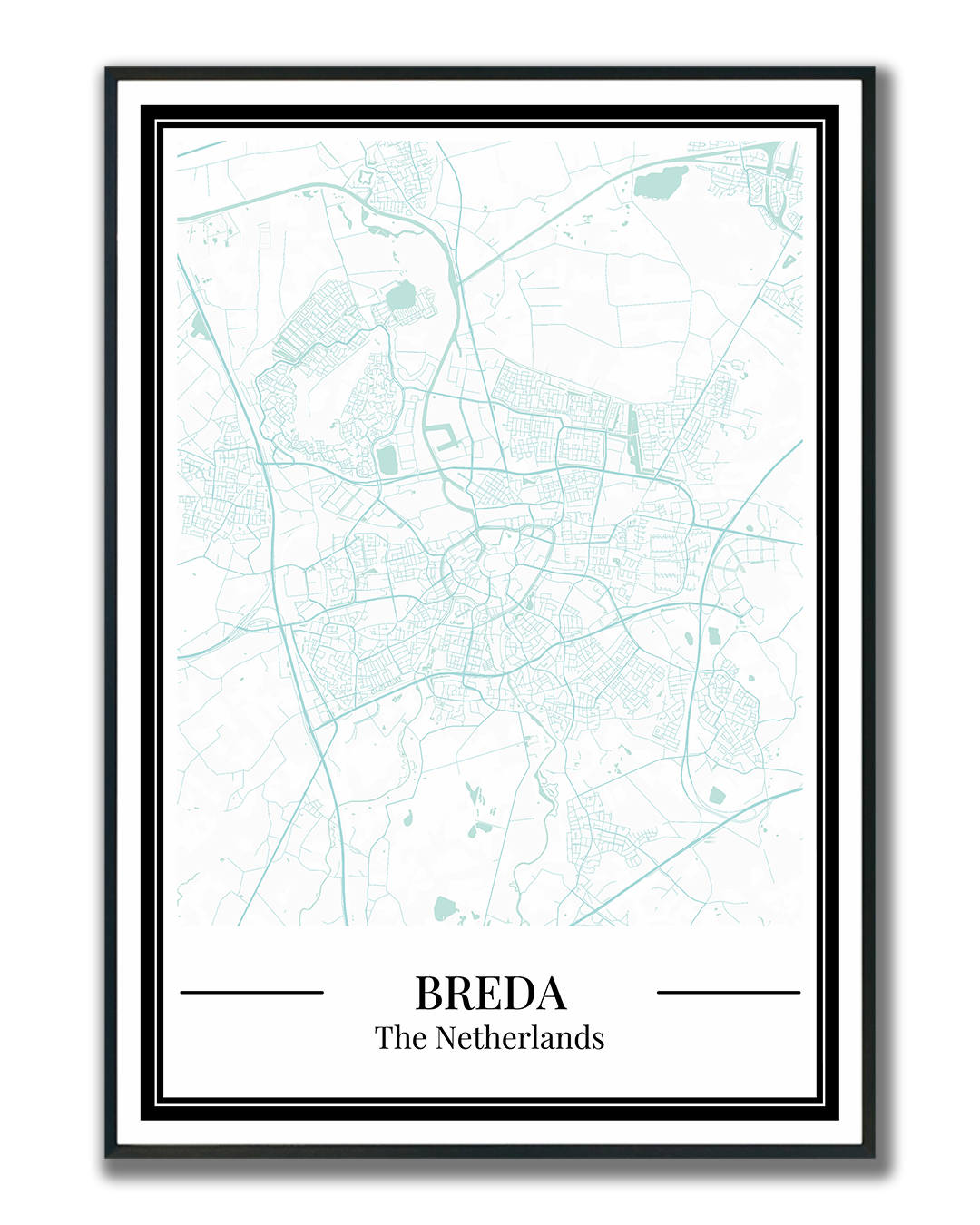 Breda - Poster Aqua Blue