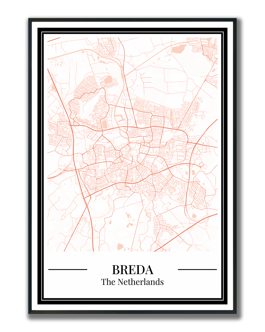 Breda - Poster Warm Peach