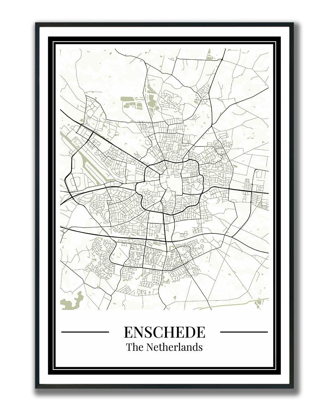 Enschede - Poster Sage Green