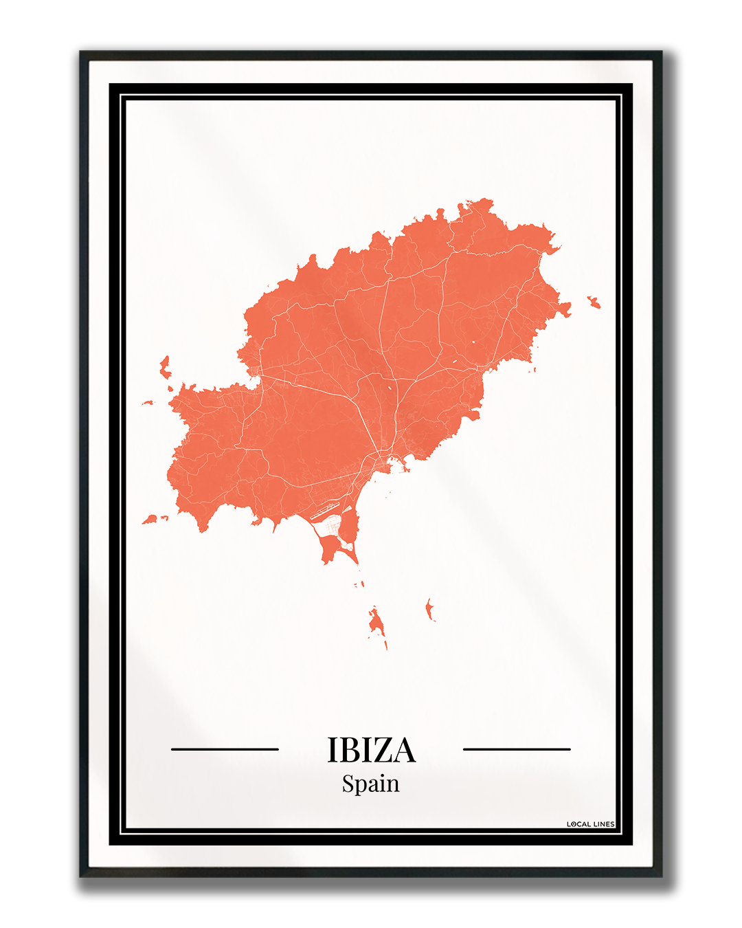 Ibiza - Poster Warm Peach