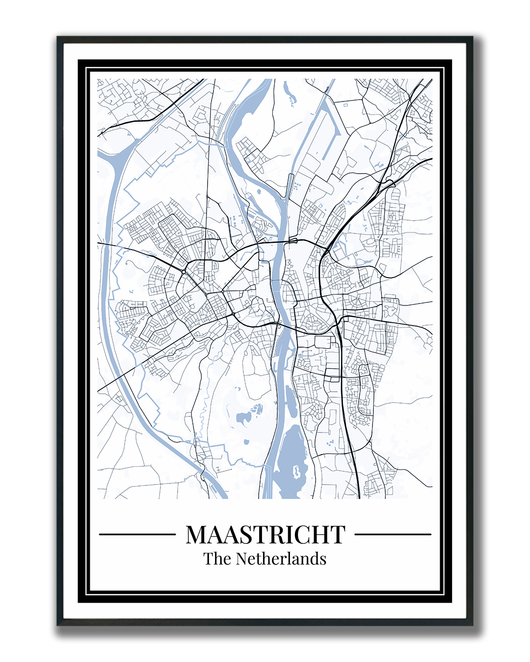 Maastricht - Poster Slate Blue