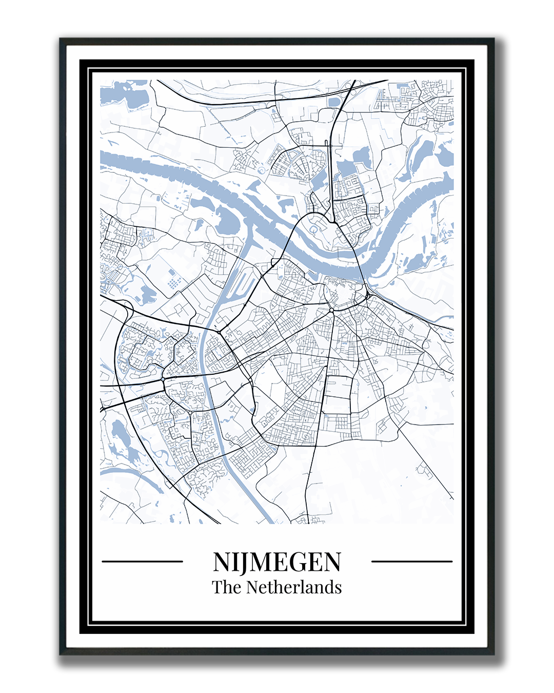 Nijmegen - Poster Slate Blue