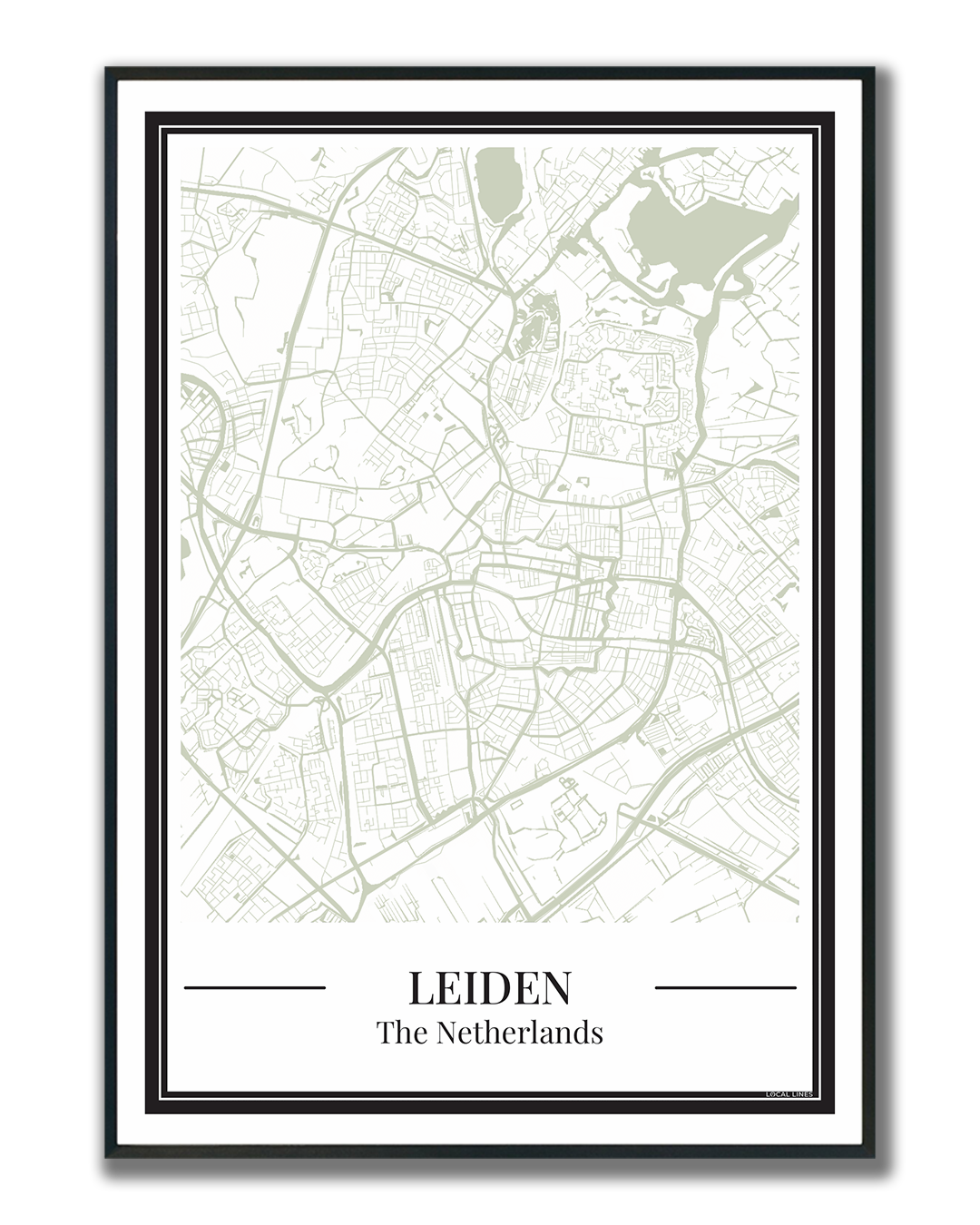 Leiden - Poster Sage Green