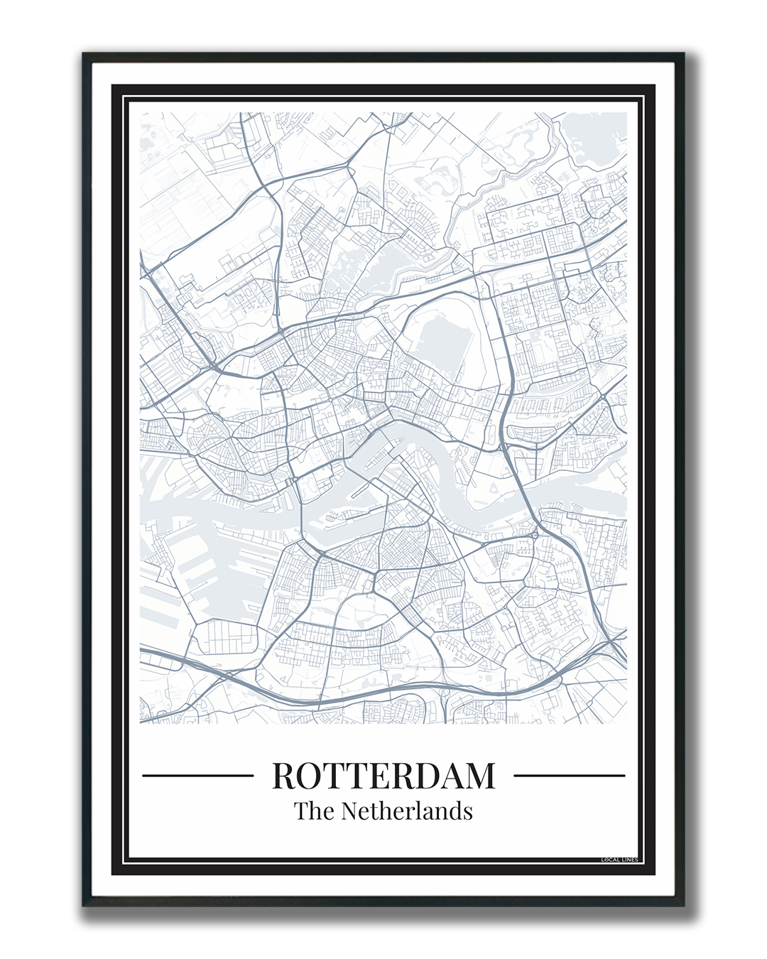 Rotterdam - Poster Slate Blue