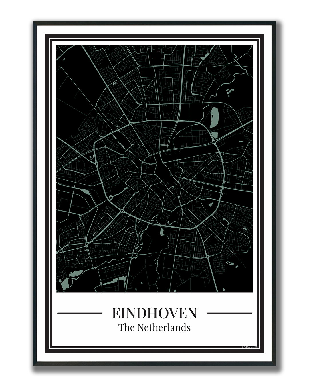 Eindhoven - Poster Soft Teal