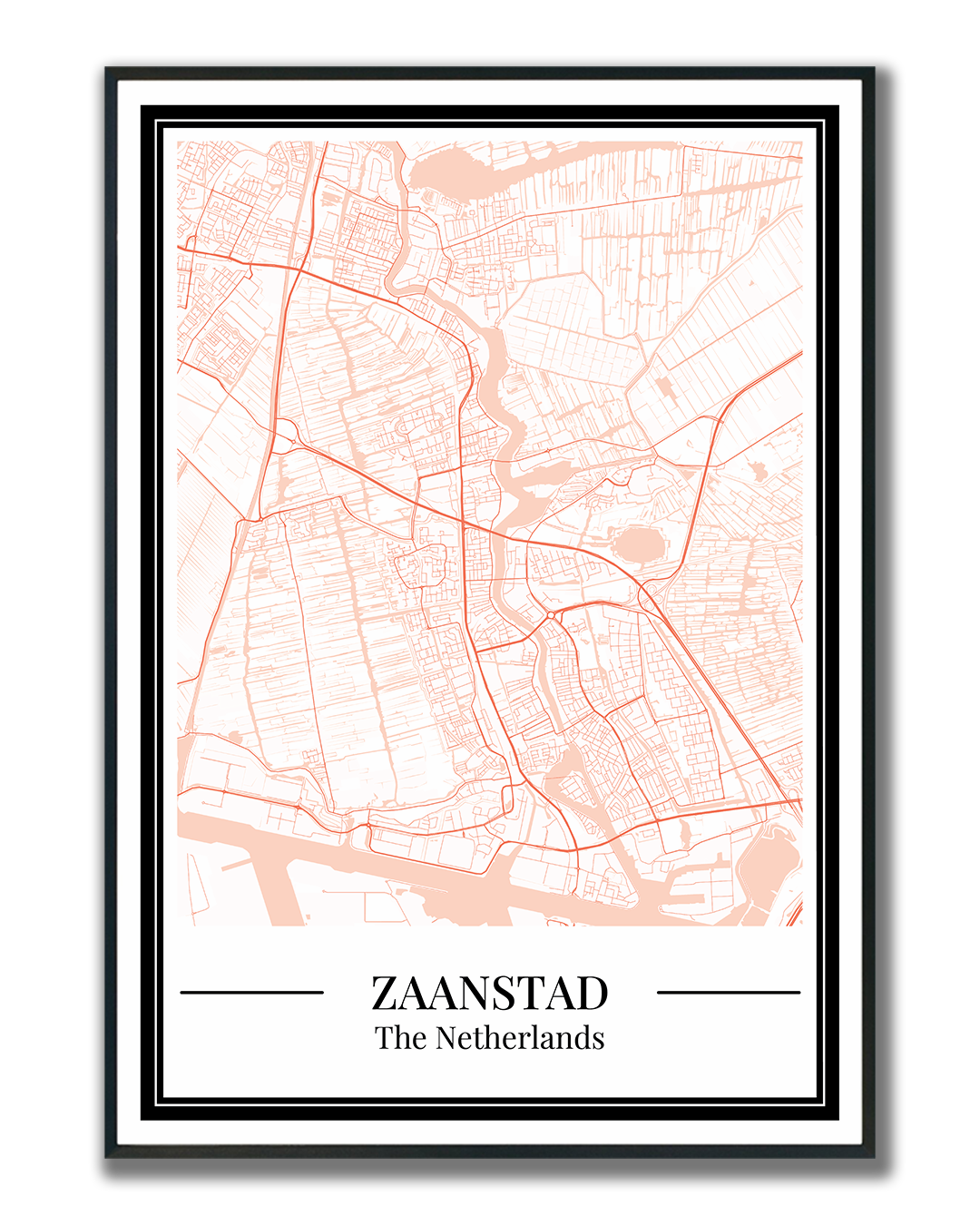 Zaanstad - Poster Warm Peach