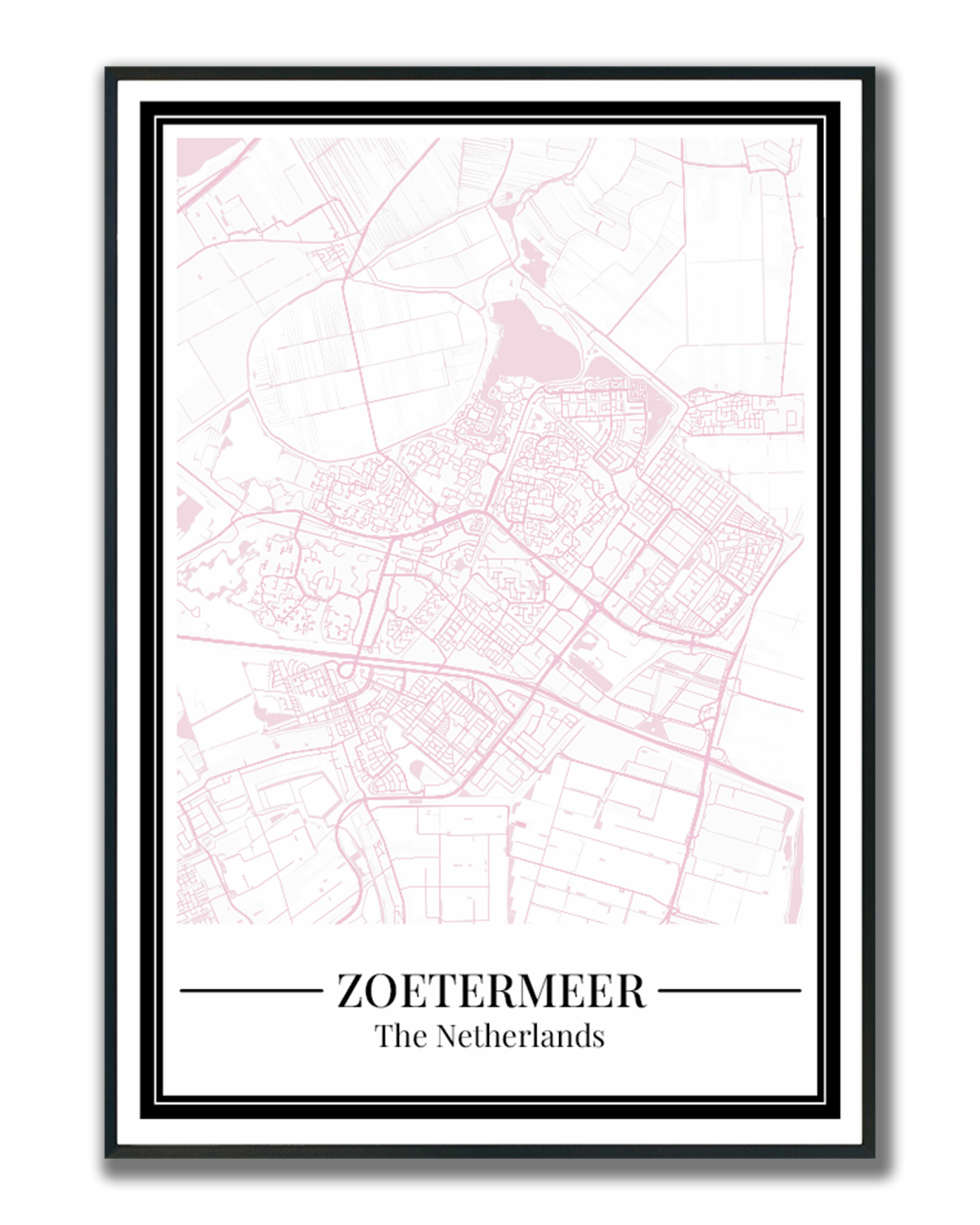 Zoetermeer - Poster Blush Pink