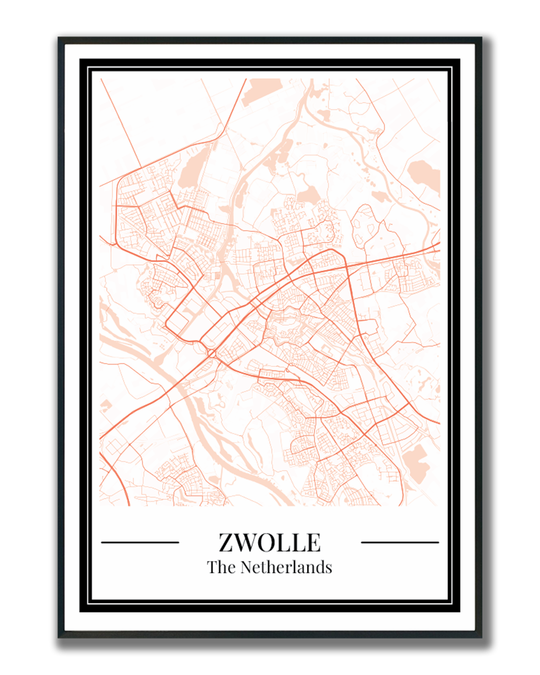 Zwolle - Poster Warm Peach