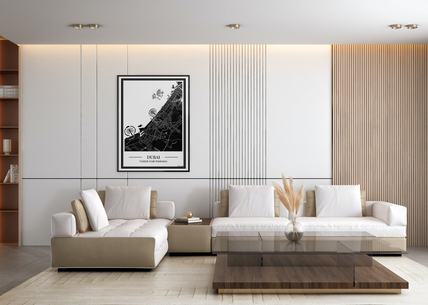 Poster Dubai | Stadskaart