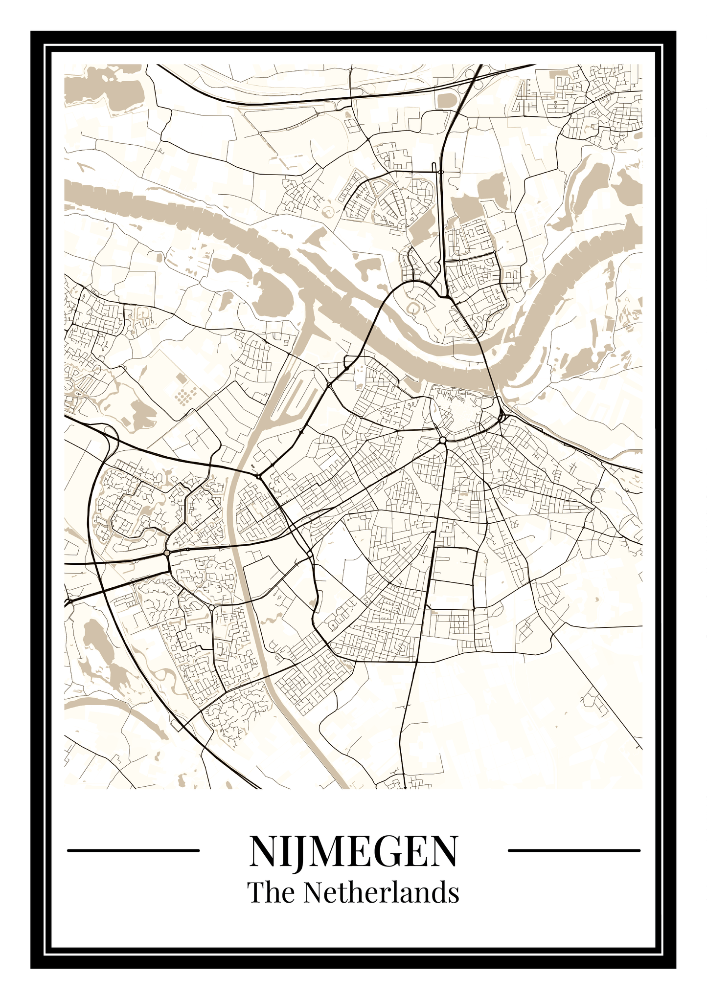 Nijmegen - Poster Warm Sand