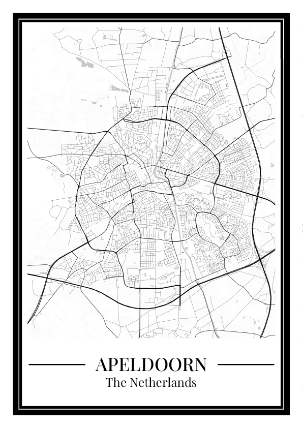 Poster Apeldoorn Stad | A4 tot A1