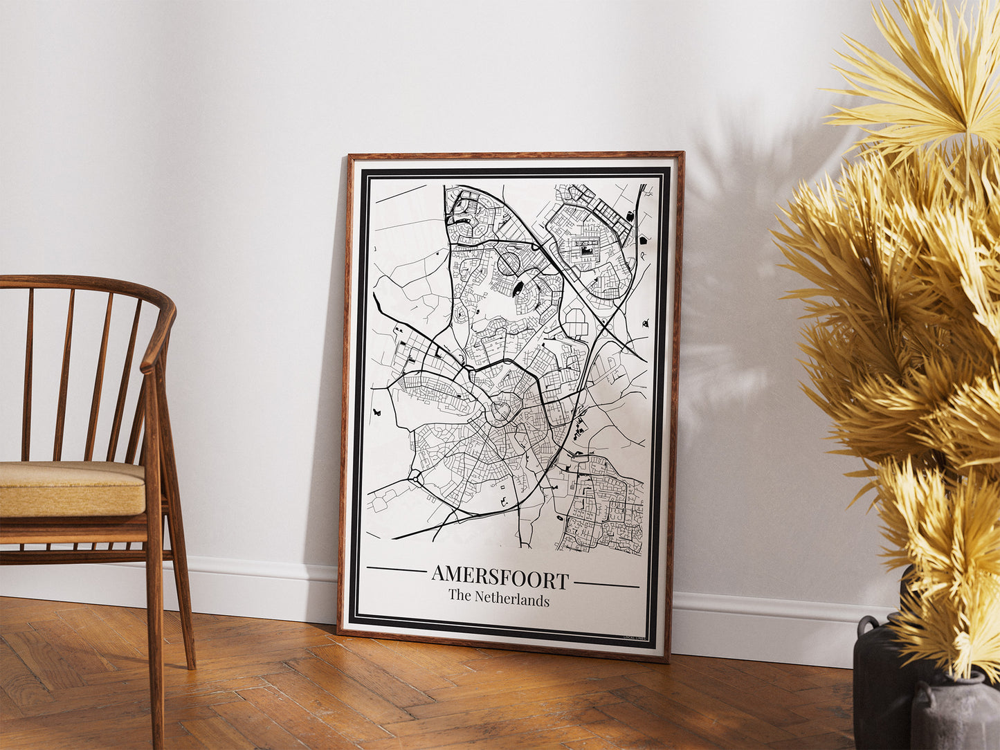Poster van Amersfoort Stadskaart voor Interieur