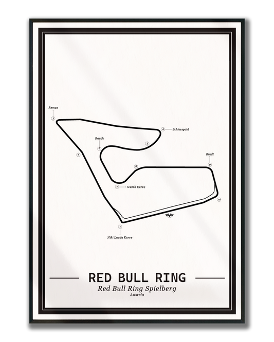 Poster Red Bull Ring Formule 1 Circuit | Wit