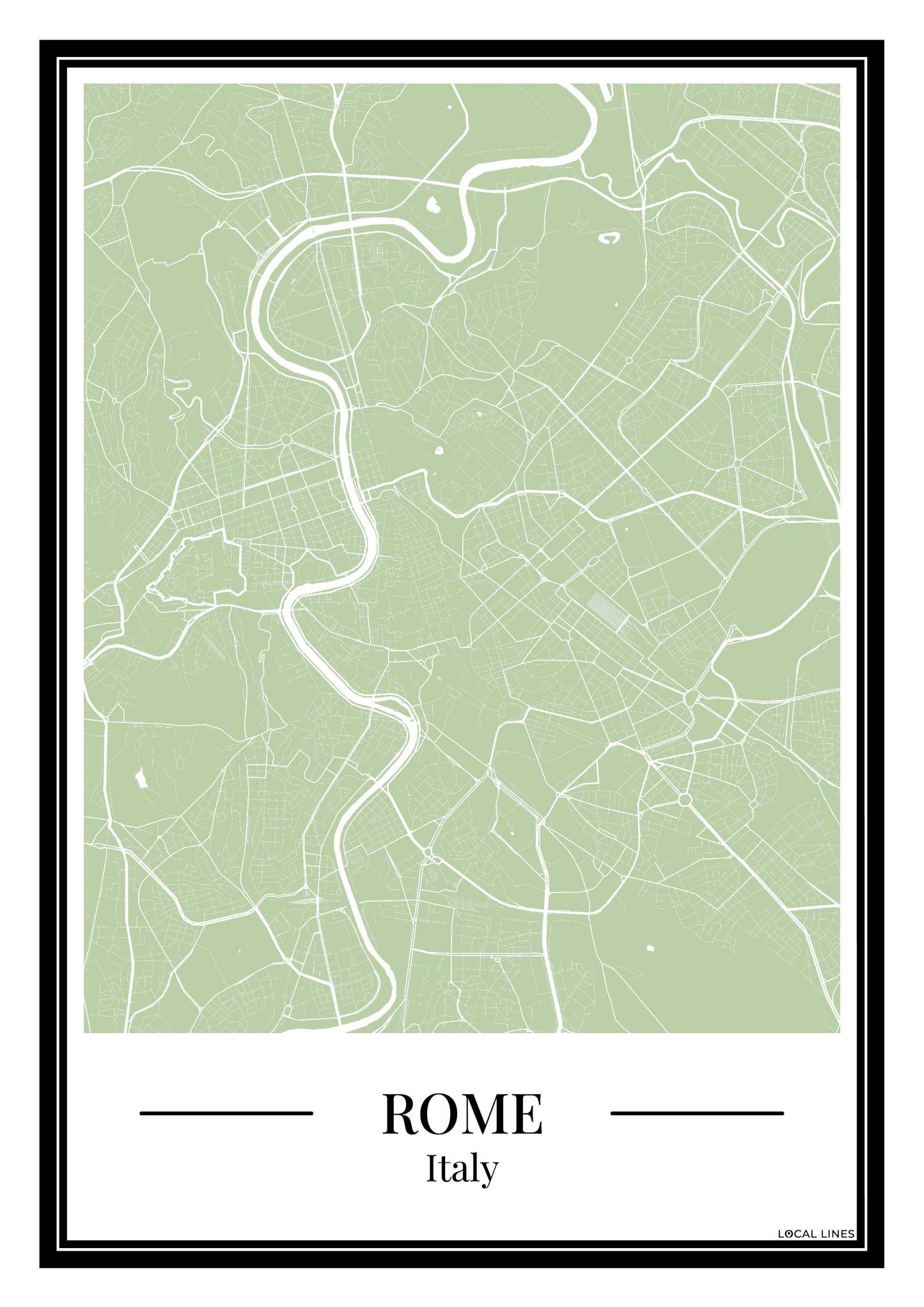 Rome - Poster Sage Green