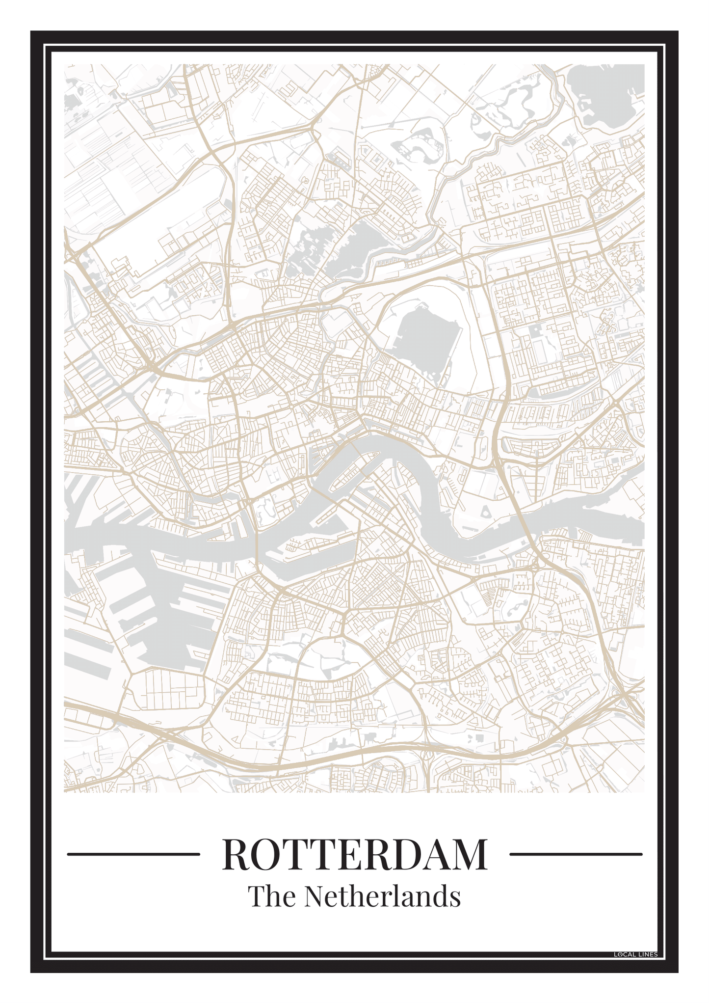 Rotterdam - Poster Warm Sand