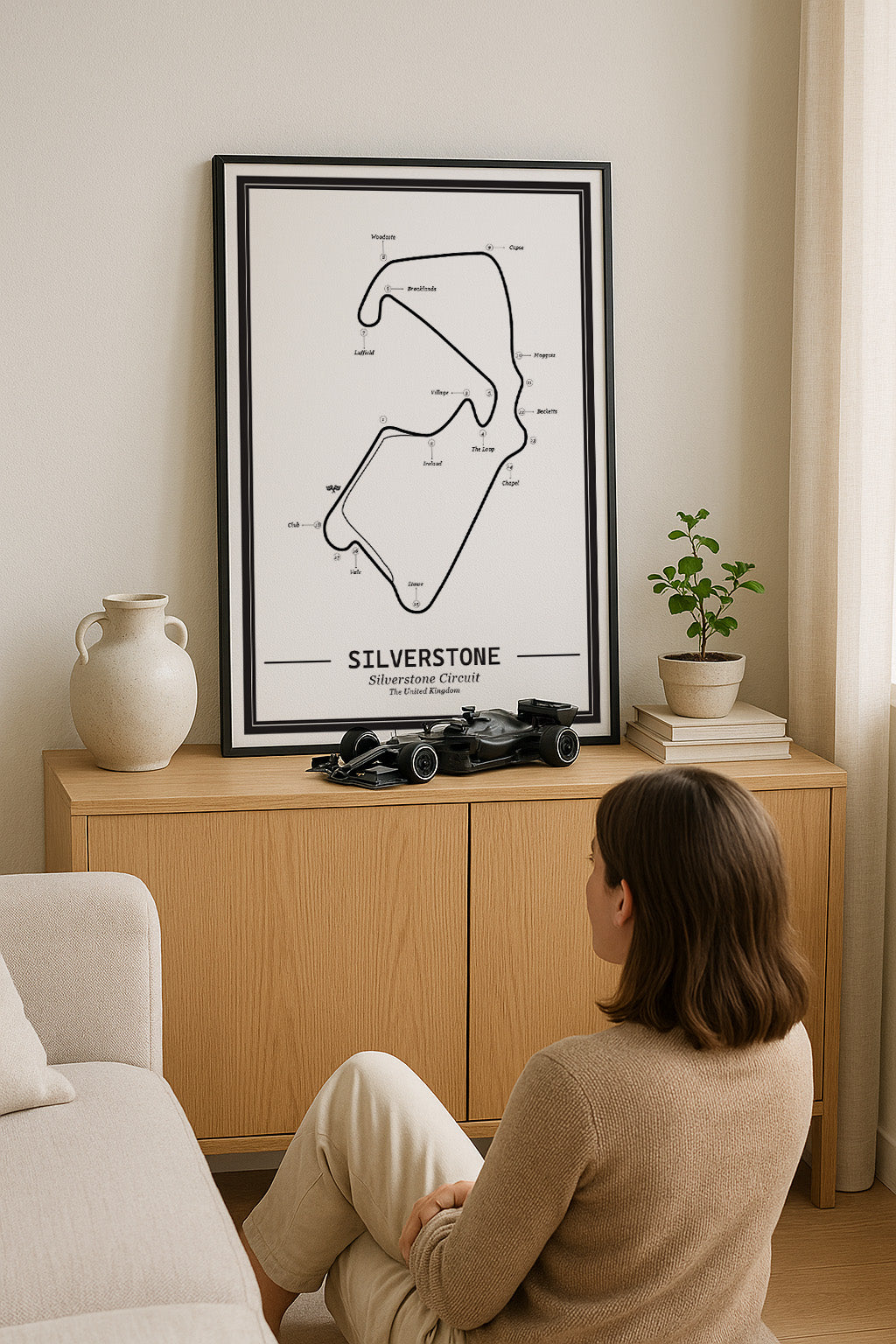 Poster Silverstone Formule 1 Circuit | Wit