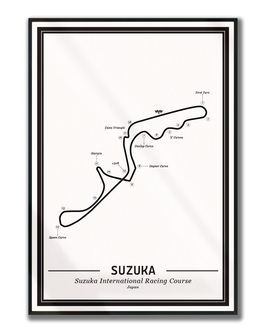 Poster Suzuka Formule 1 Circuit | Wit
