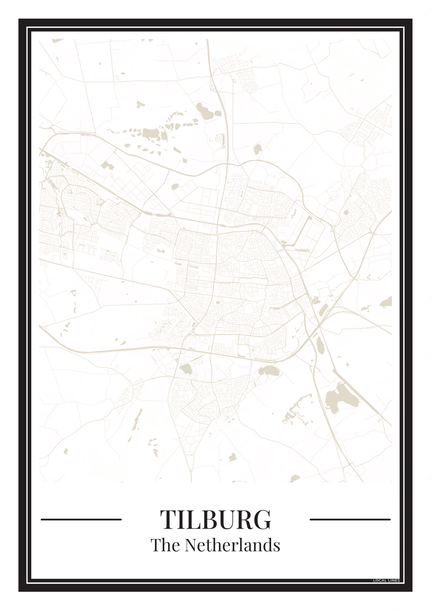 Tilburg - Poster Warm Sand