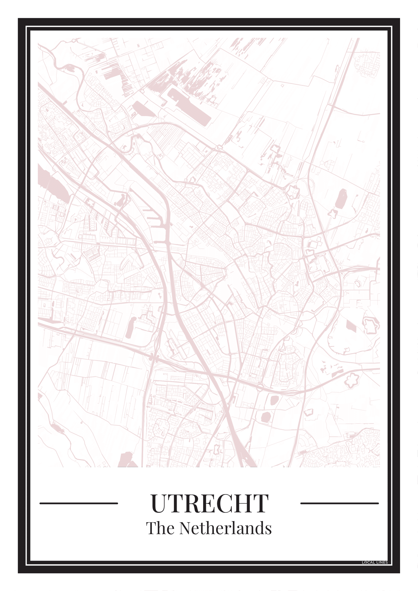 Utrecht - Poster Blush Pink