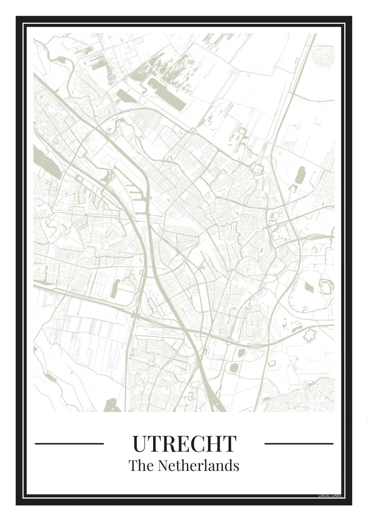 Utrecht - Poster Sage Green