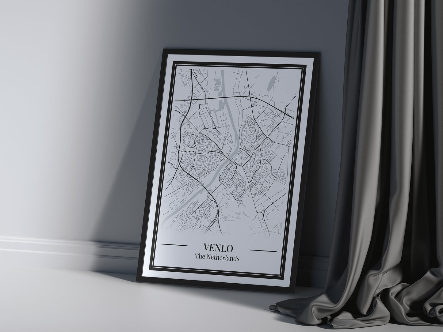 Venlo — stadskaart poster