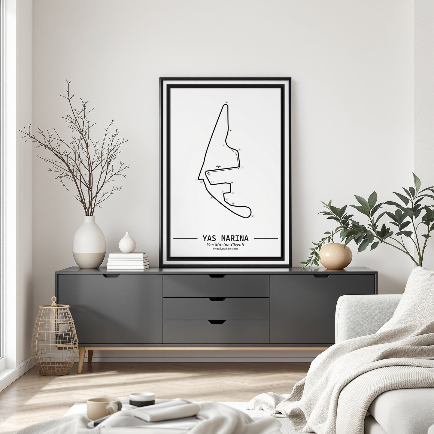 Poster Yas Marina Formule 1 Circuit | Wit