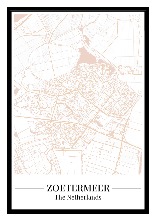 Zoetermeer - Poster Warm Sand