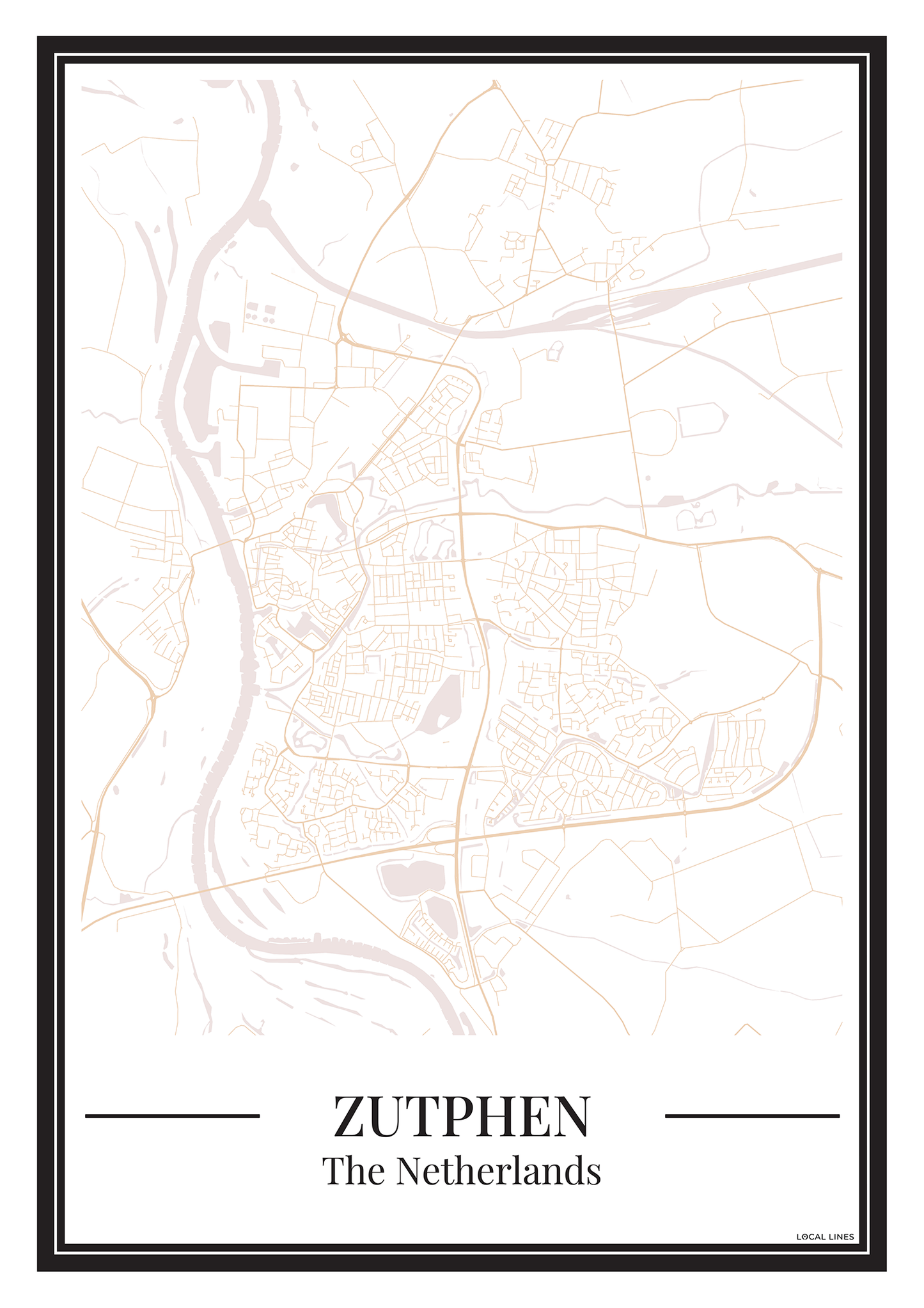Zutphen - Poster Warm Sand