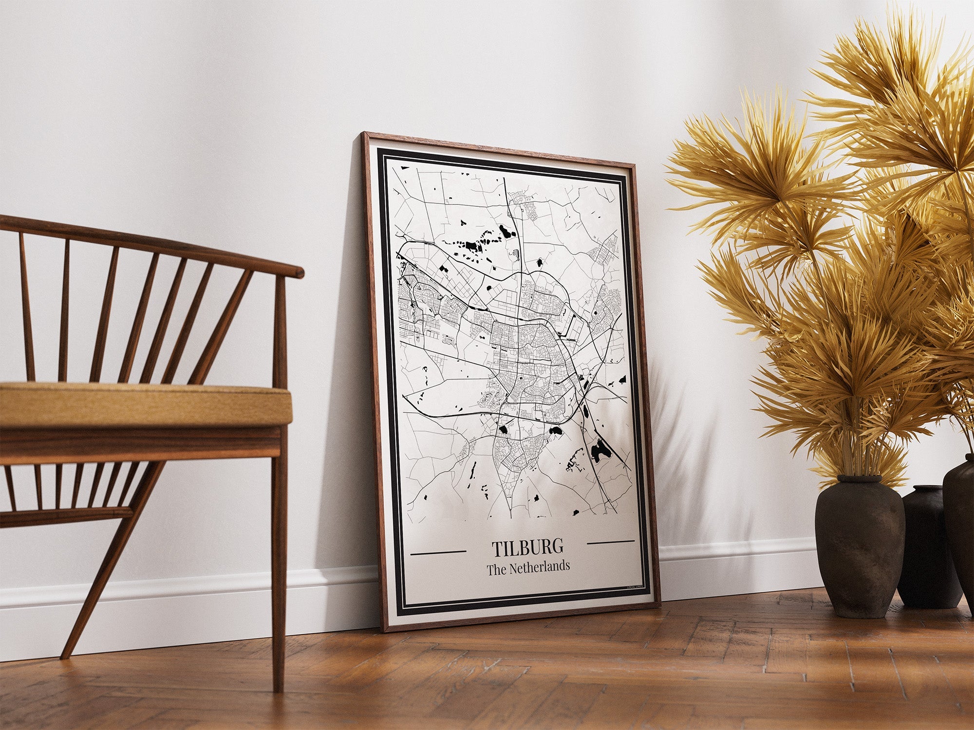 Poster Tilburg kopen — Stadskaart print bestellen | Local Lines