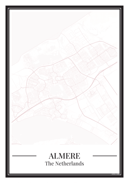 Almere - Poster Blush Pink