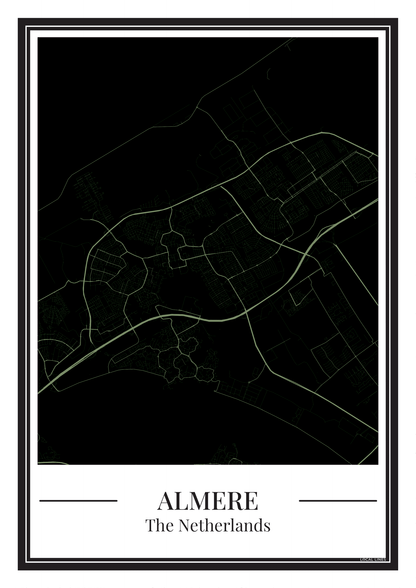 Almere - Poster Cool Mint