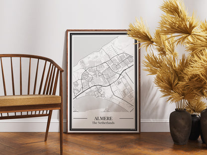 Almere - Poster Soft Teal